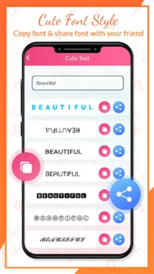 Cute Font Free Style android App screenshot 3